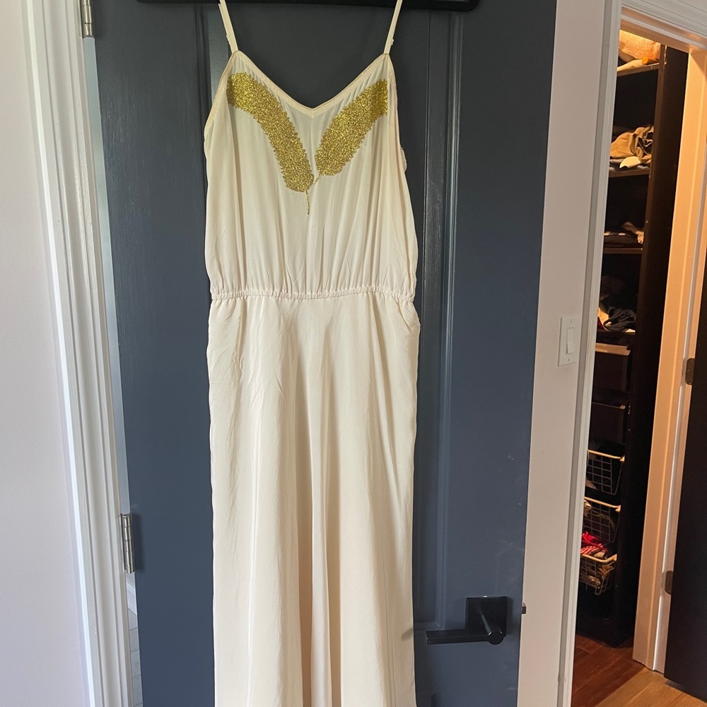 Vintage ecru summer dress